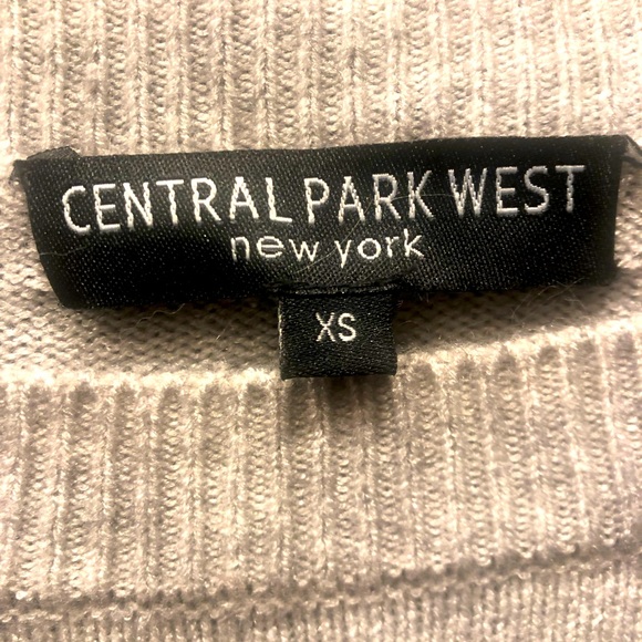 Central Park West Bourbon St ruffle gray sweater - Picture 5 of 6